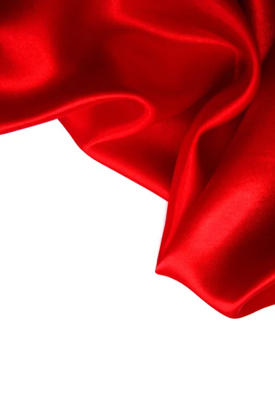 Gładki jedwab czerwony — Zdjęcie stockowe