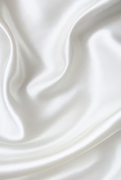 Λείο κομψό λευκό μετάξι — Φωτογραφία Αρχείου