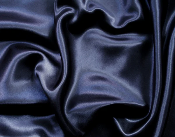 滑らかなシルク ブラック — ストック写真