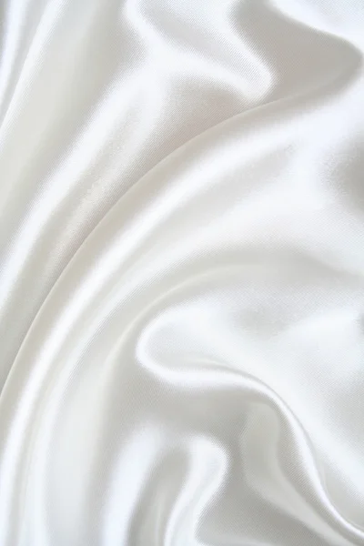 光滑典雅的白丝 — 图库照片