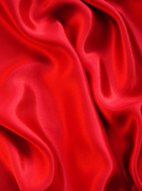 Smooth Red Silk as background clipart