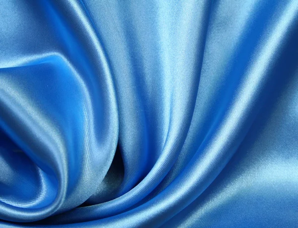Liso elegante seda azul oscuro — Foto de Stock