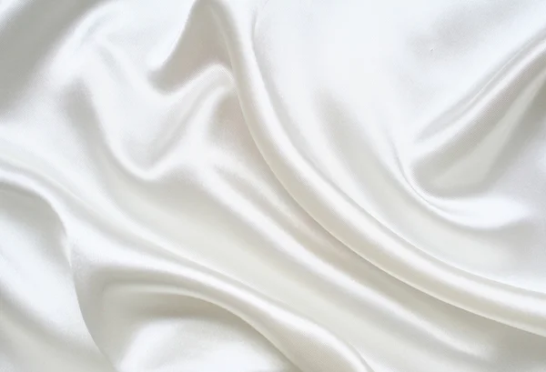 매끄러운 우아 한 흰 명주실 — 스톡 사진