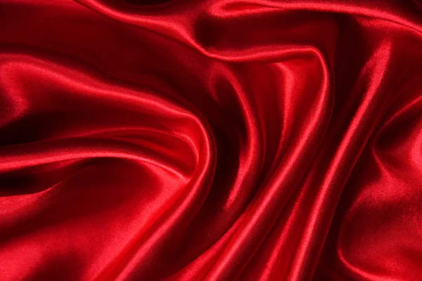 Glad elegante rode zijde — Stockfoto