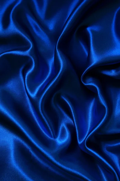 Ομαλή κομψό μετάξι μπλε — Φωτογραφία Αρχείου