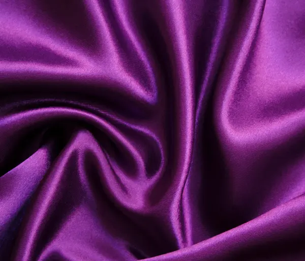 Gładkie elegancki fioletowy jedwab — Zdjęcie stockowe
