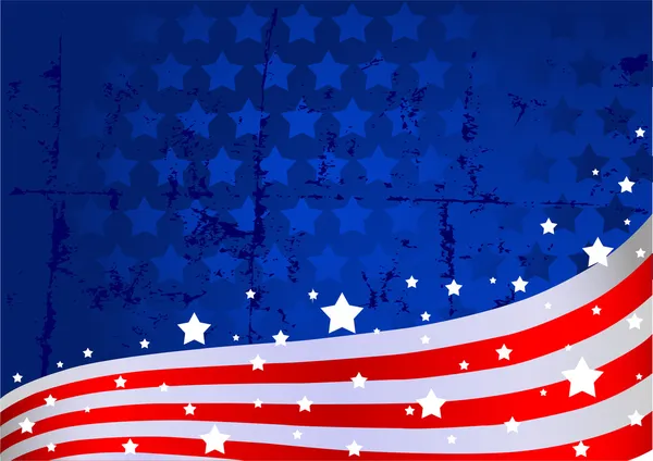 Amerikansk flagga bakgrund — Stock vektor