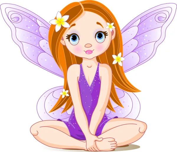 Маленькая милая фея — стоковый вектор