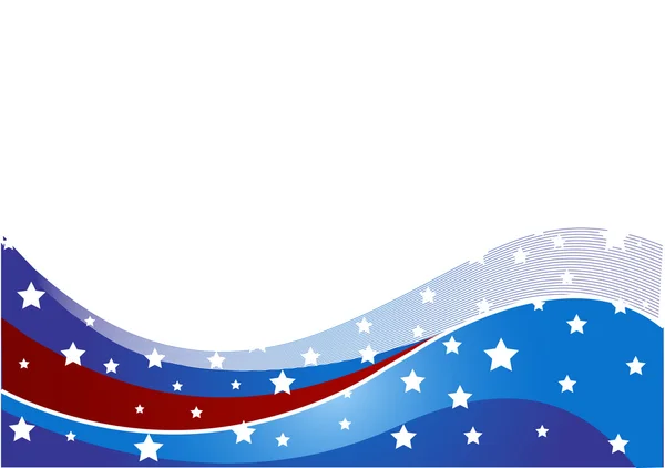 Thème drapeau des États-Unis — Image vectorielle