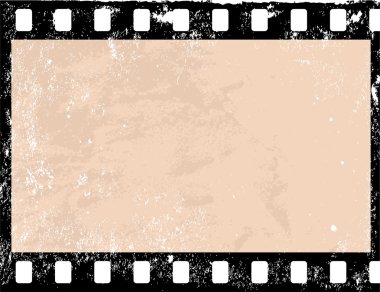 Grunge film frame clipart