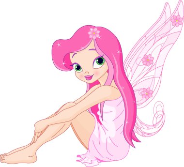 Young fairy clipart