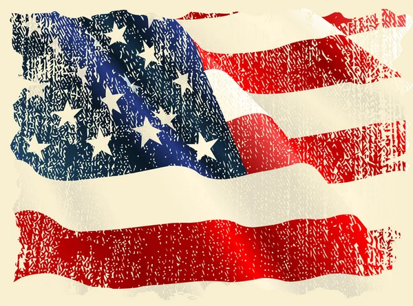 US-Flaggenthema — Stockvektor