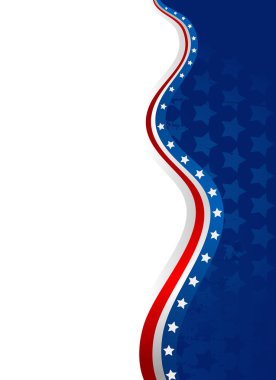 American flag background clipart