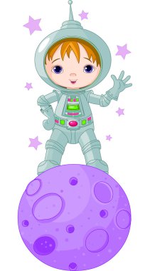 Astronaut Boy clipart