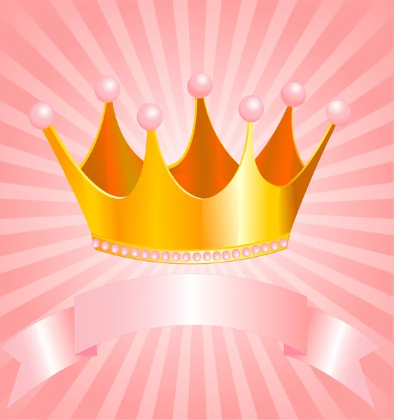 Принцесса крона — стоковый вектор