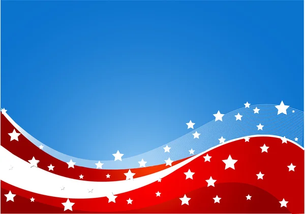 USA vlag thema — Stockvector