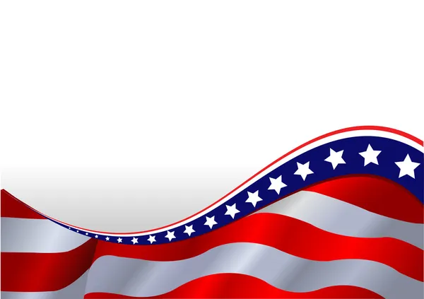 Фон американского флага — стоковый вектор