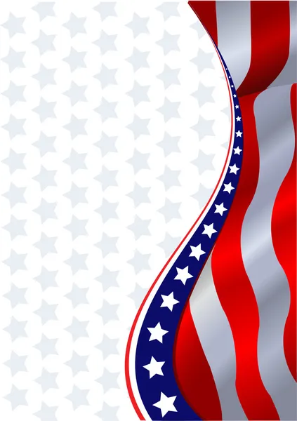 Amerikaanse vlag achtergrond — Stockvector