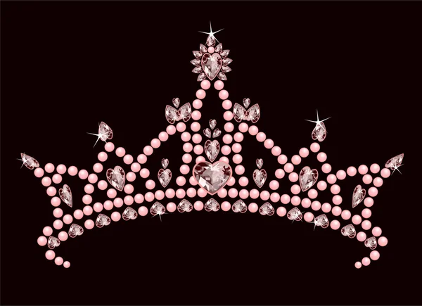 Principessa Crown — Vettoriale Stock