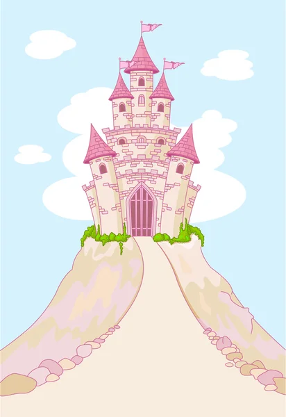 Carte d'invitation Magic Castle — Image vectorielle