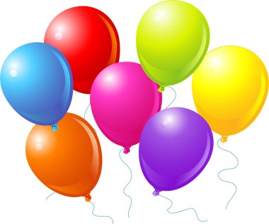 Colorful Balloons clipart