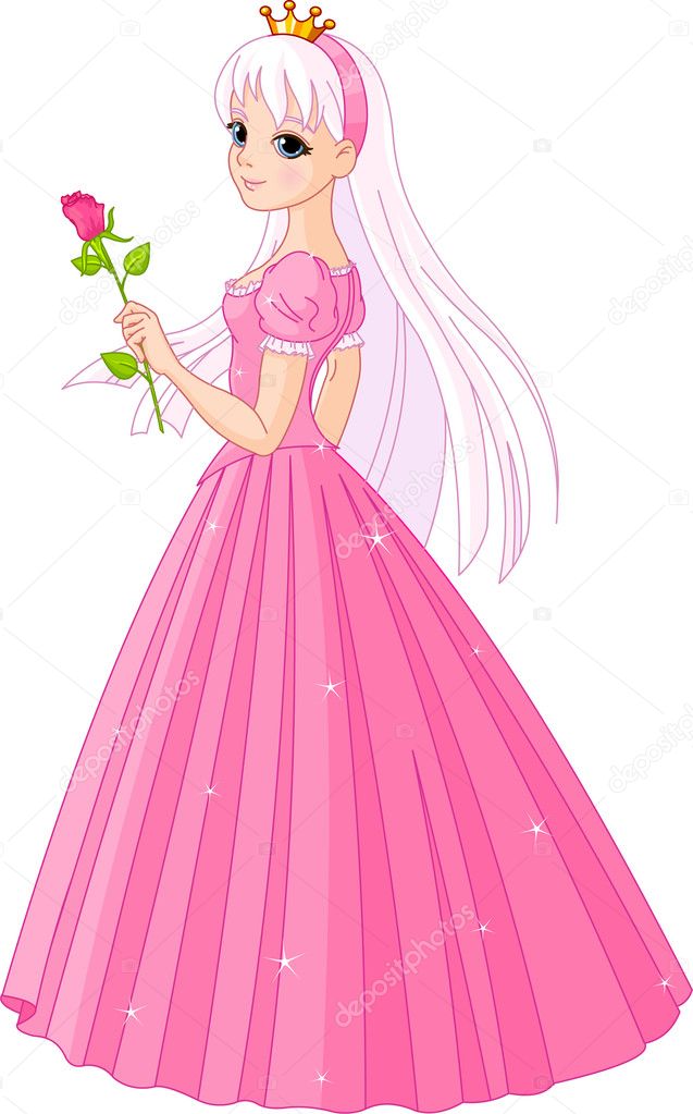 pretty princess cartoon