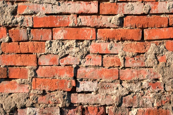 Aging, brickwork, close-up. — Stock Photo, Image