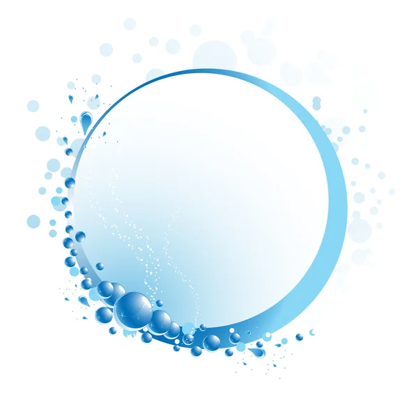 Gotas de agua fondo — Vector de stock