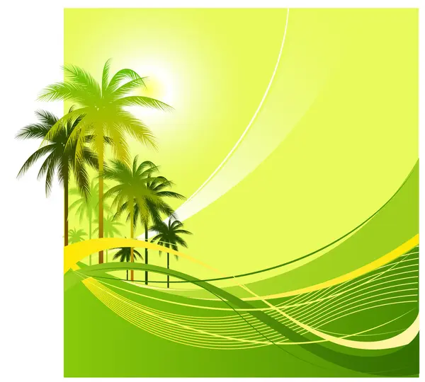 Palm background — Stock Vector
