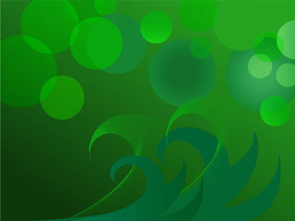 Luzes verdes brilhantes (4) .jpg — Vetor de Stock