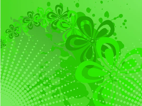 Зеленый полутон — стоковый вектор