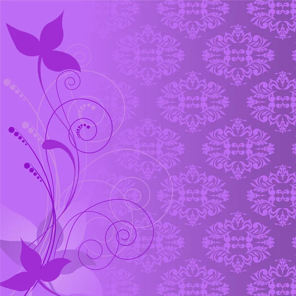 Composition de la plante lilas — Image vectorielle