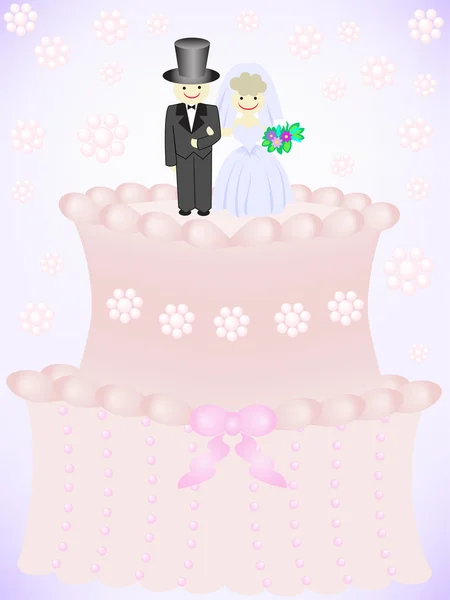 Γαμήλια τούρτα — Διανυσματικό Αρχείο