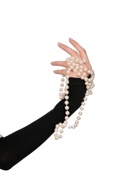 Luxusní perly — Stock fotografie