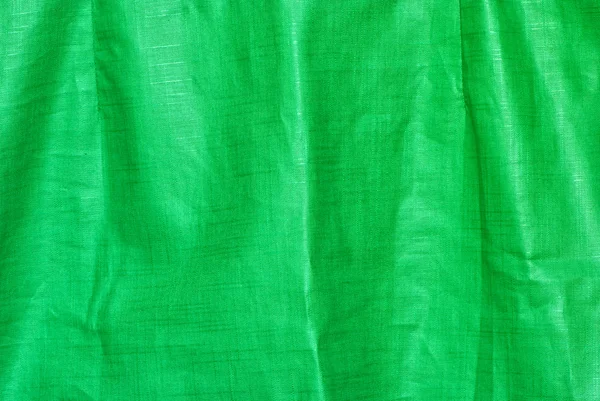 Tessuto verde Fotografia Stock