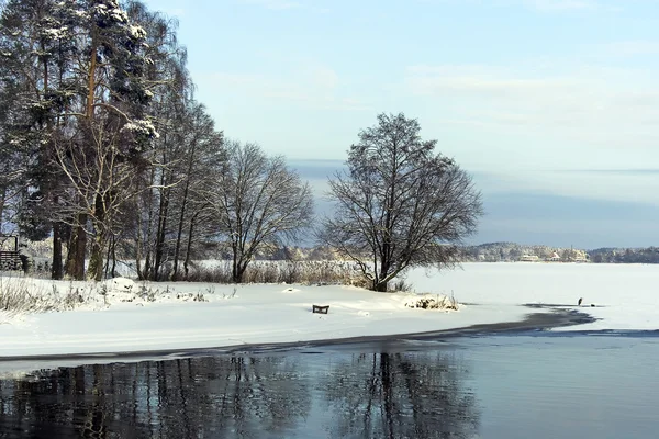 Vintern river — Stockfoto