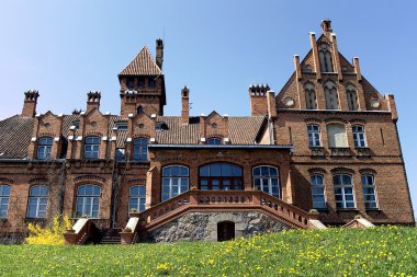 Jaunmoku Palace in Latvia clipart