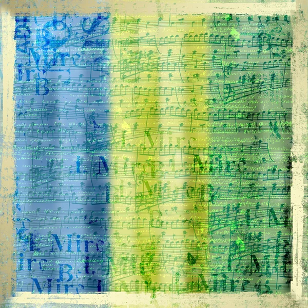 Grunge-Rahmen aus altem Papier — Stockfoto