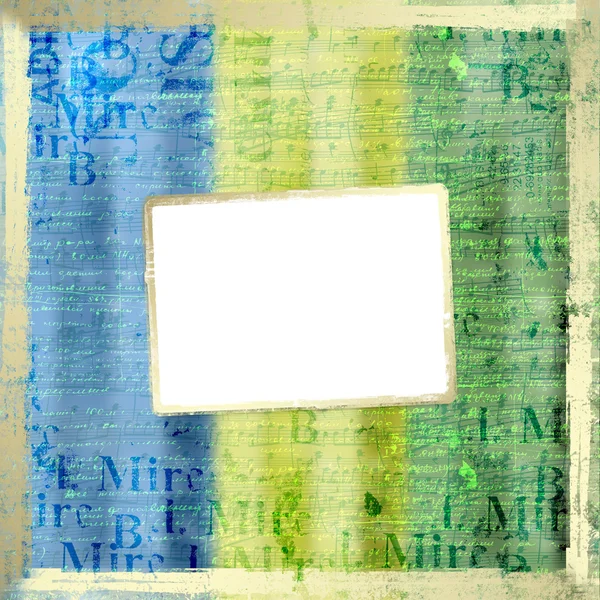 Гранж рамка из старой бумаги — стоковое фото