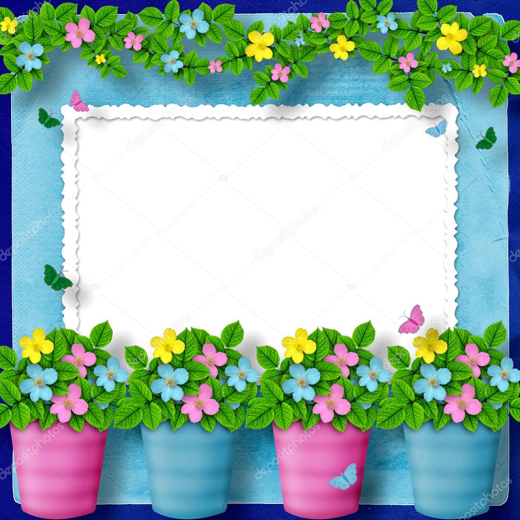 Frame for greeting or congratulation