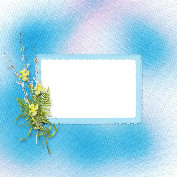 Cartão de convite ou congratulação — Fotografia de Stock