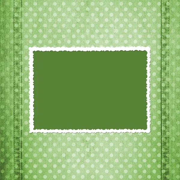 Abstracte groene jeans achtergrond — Stockfoto