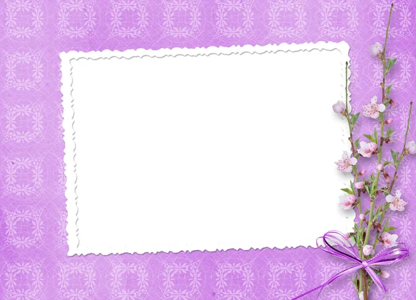 Abstrakter Hintergrund mit Blume — Stockfoto