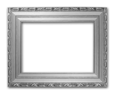 Picture silver frame clipart