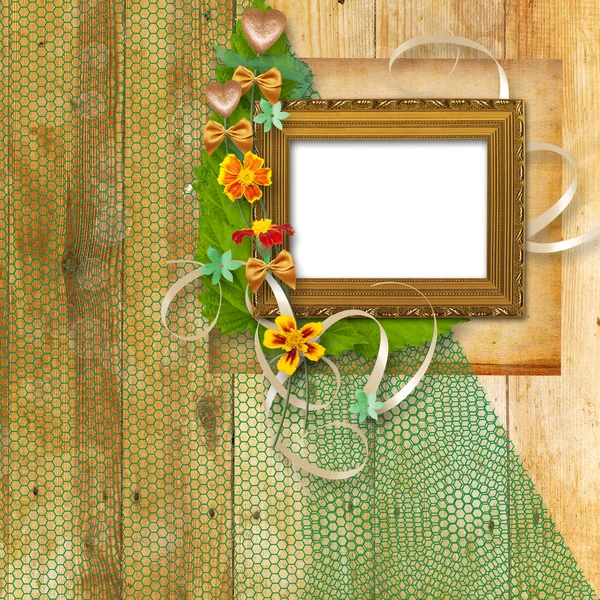 Grunge frame in the Victorian style — Stock Photo, Image