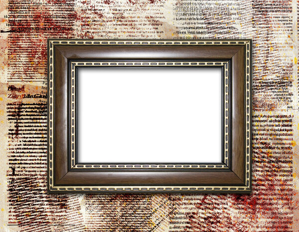 Old grunge frames Victorian style on the abstract background
