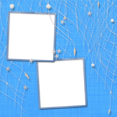 Grunge frames from old paper clipart