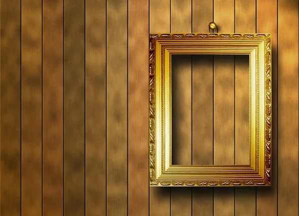 Grunge interieur met frame — Stockfoto