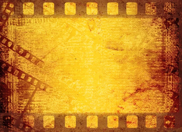 Alter Filmstreifen auf dem Papier — Stockfoto