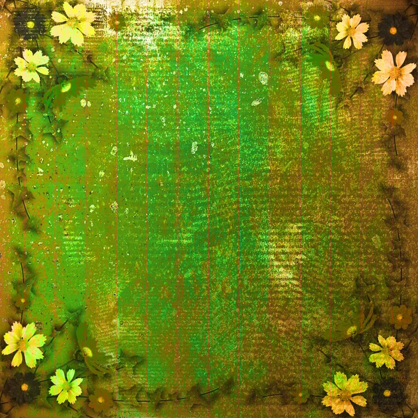 Demet çiçek Grunge arka plan — Stok fotoğraf